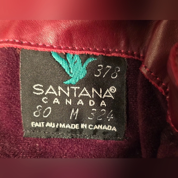 Santana From Canada Waterproof Women's Burgundy Leather Boots 8 - Picture 10 of 10